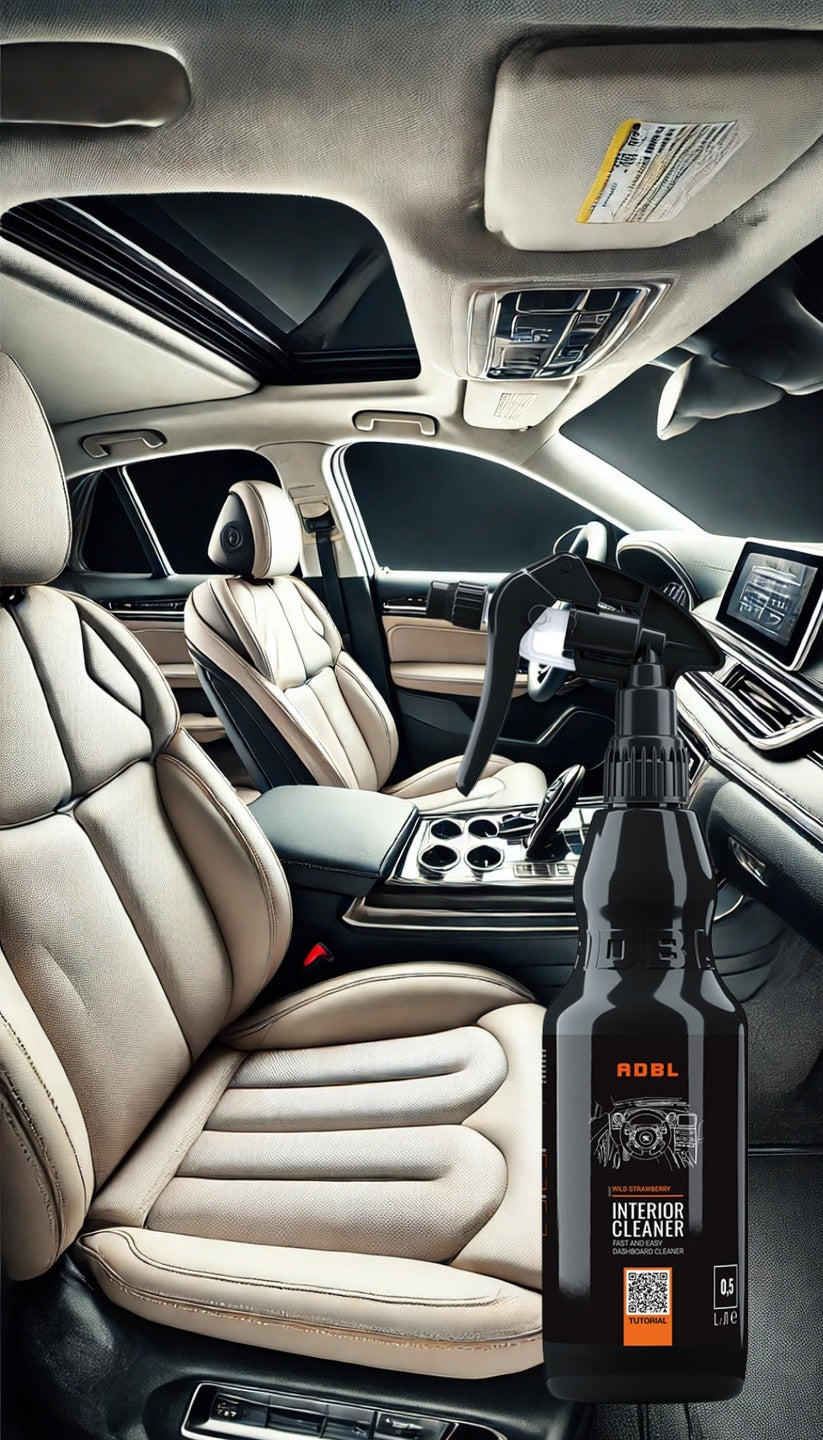 ADBL Kit Entretien Intérieur – Nettoyage vitres et tableau de bord avec accessoires