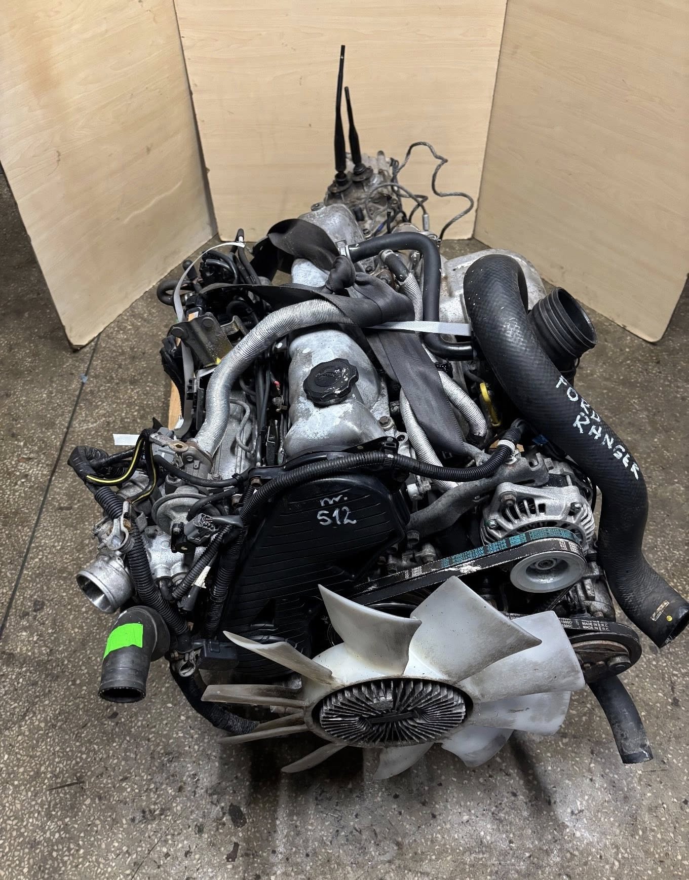 Moteur COMPLET Ranger Mazda B2500 2.5 TD TDI 2003 WL-T (compatible Ranger / BT-50 de 2001 à 2006)