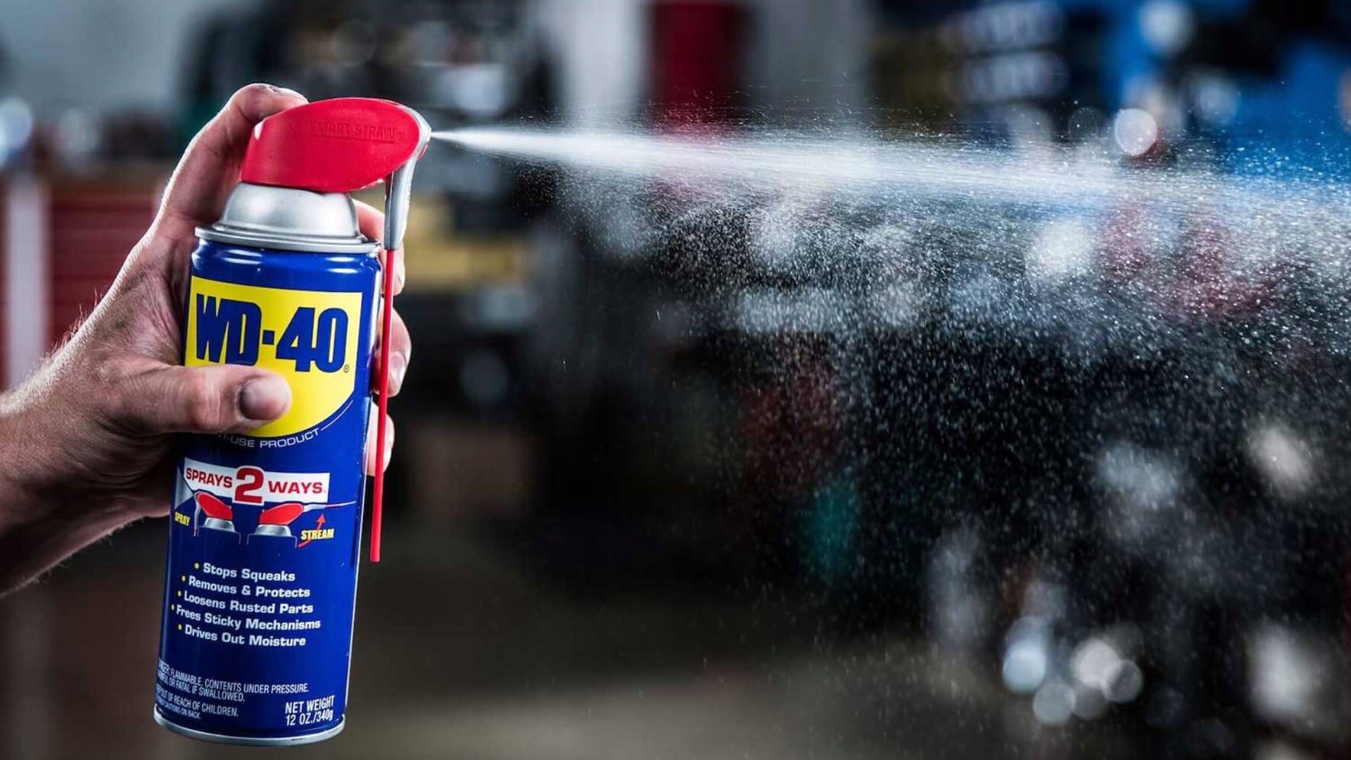 WD-40 450 ml – Lubrifiant et nettoyant multifonction avec applicateur